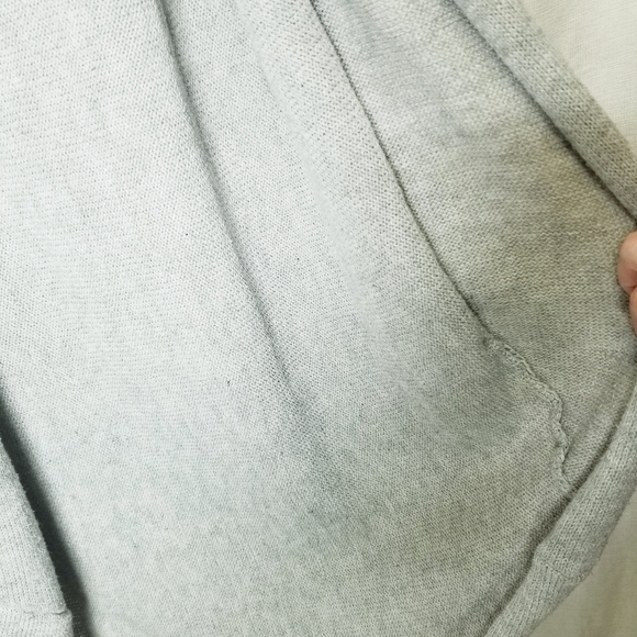 POL Cardigan‎ Gray Chunky Cozy Knit open Front oversized size Medium some piling - Picture 3 of 12